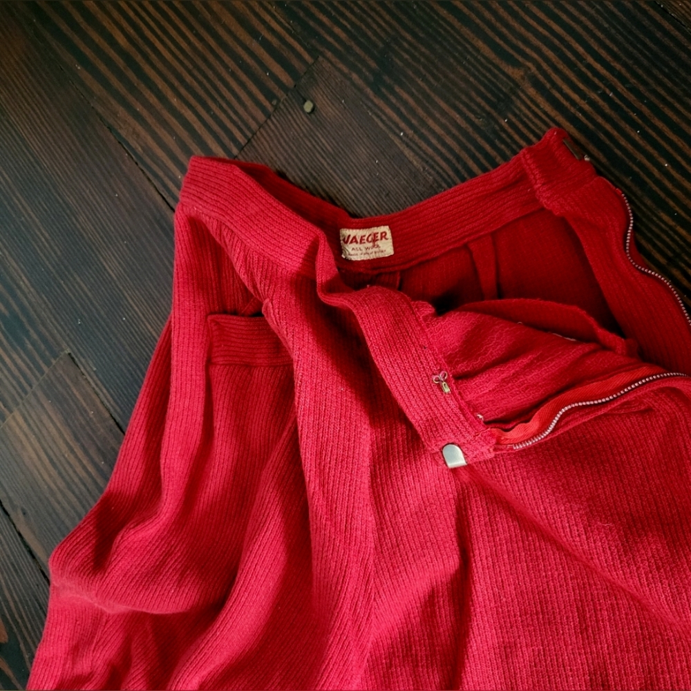 Vintage Jaeger Red Corduroy pants